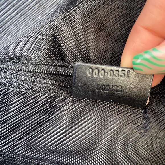 Authentic Black Gucci Monogram Boston Bag - Picture 3 of 4